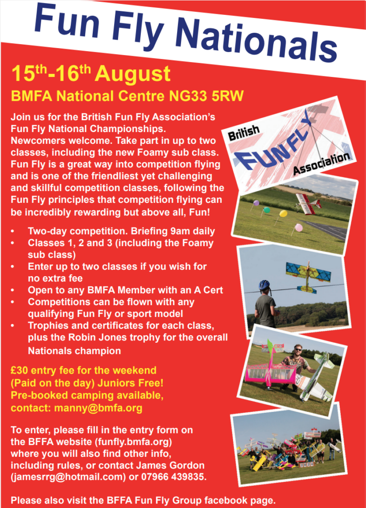 British Fun-Fly Association National Championships @ BMFA National Centre Buckminster